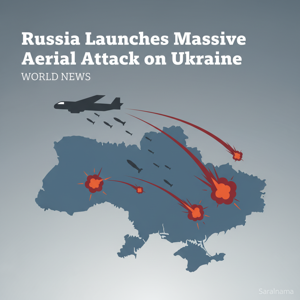 Russia Launches Massive Aerial Attack on Ukraine