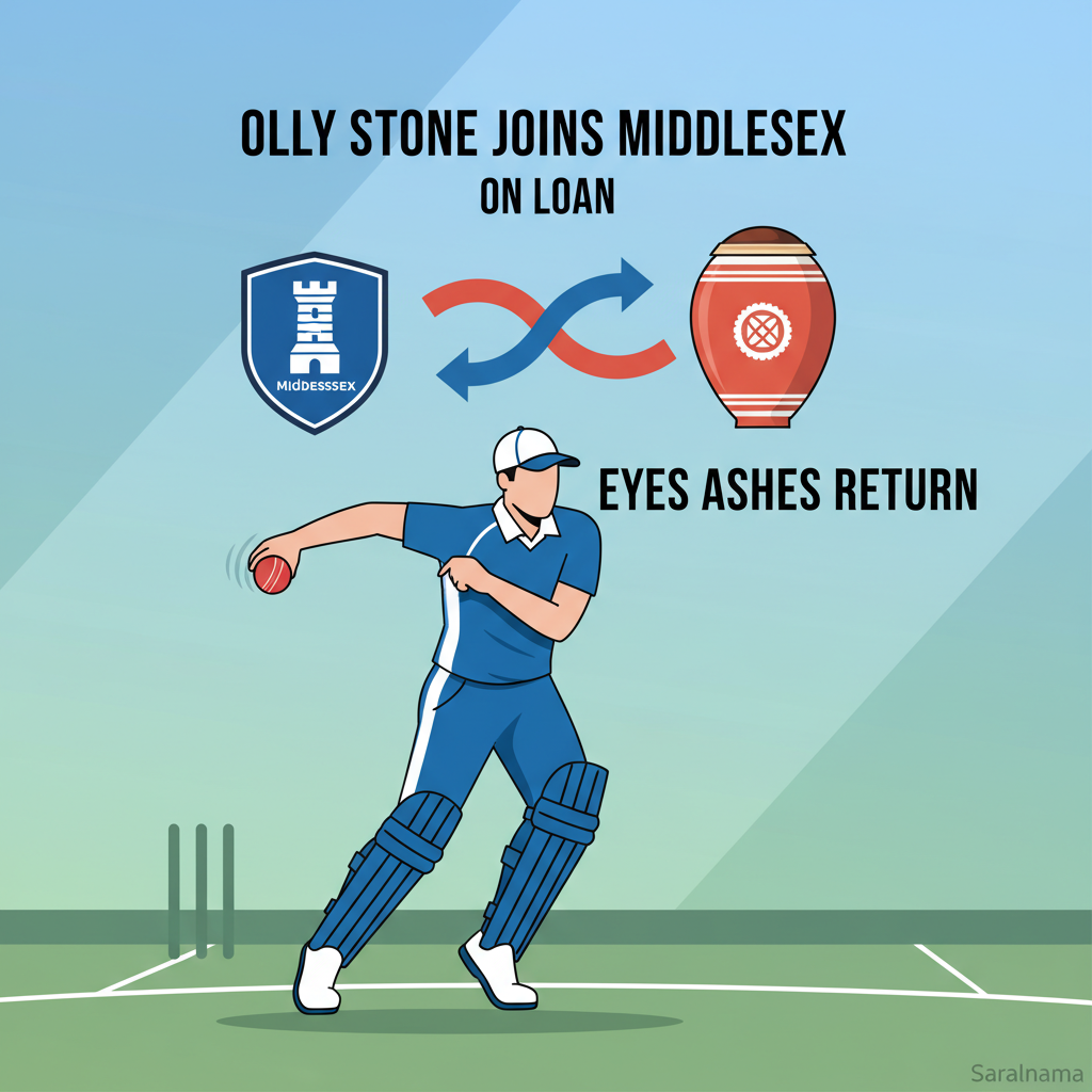 Olly Stone Joins Middlesex on Loan, Eyes Ashes Return