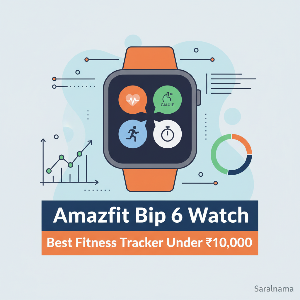 Amazfit Bip 6 Watch: Best Fitness Tracker Under ₹10,000