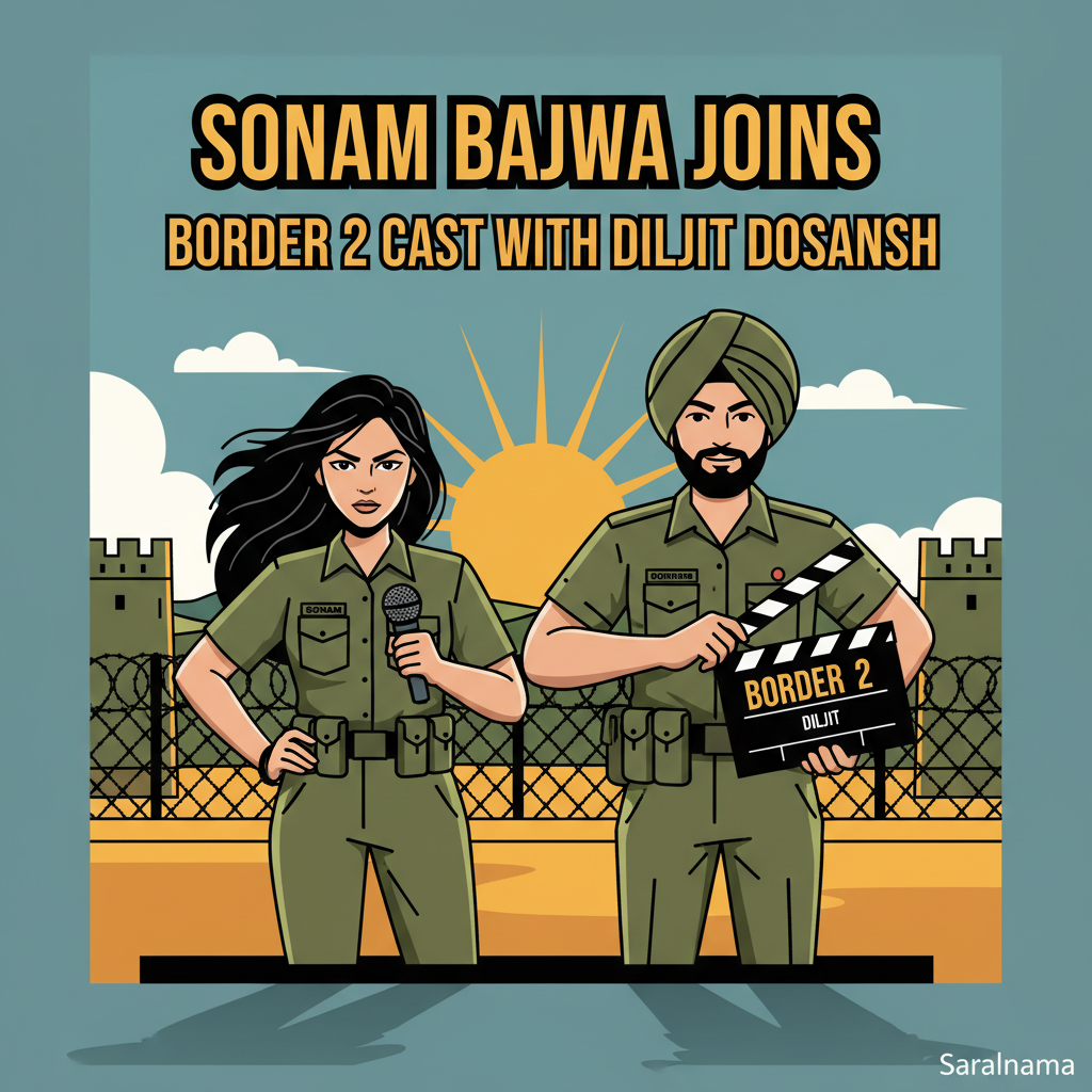 Sonam Bajwa Joins Border 2 Cast with Diljit Dosanjh