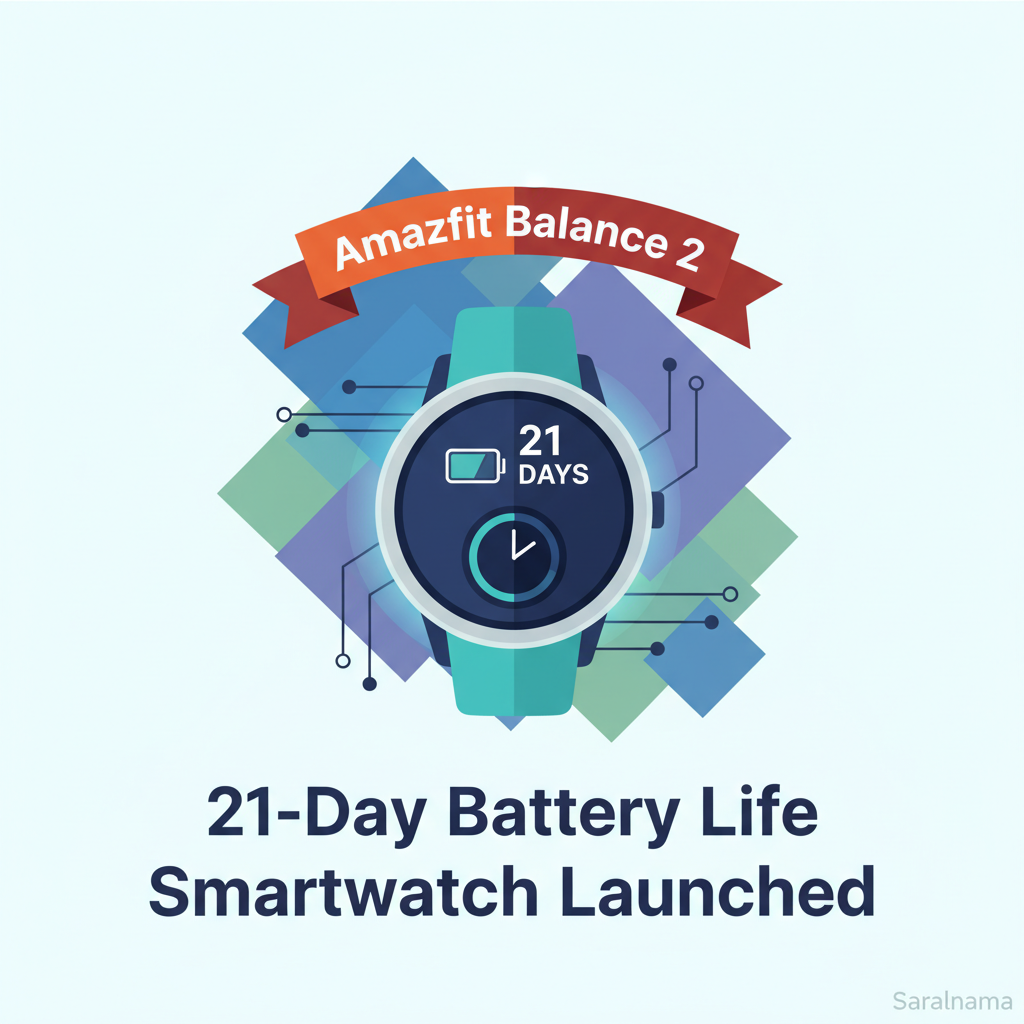 Amazfit Balance 2: 21-Day Battery Life Smartwatch Launched