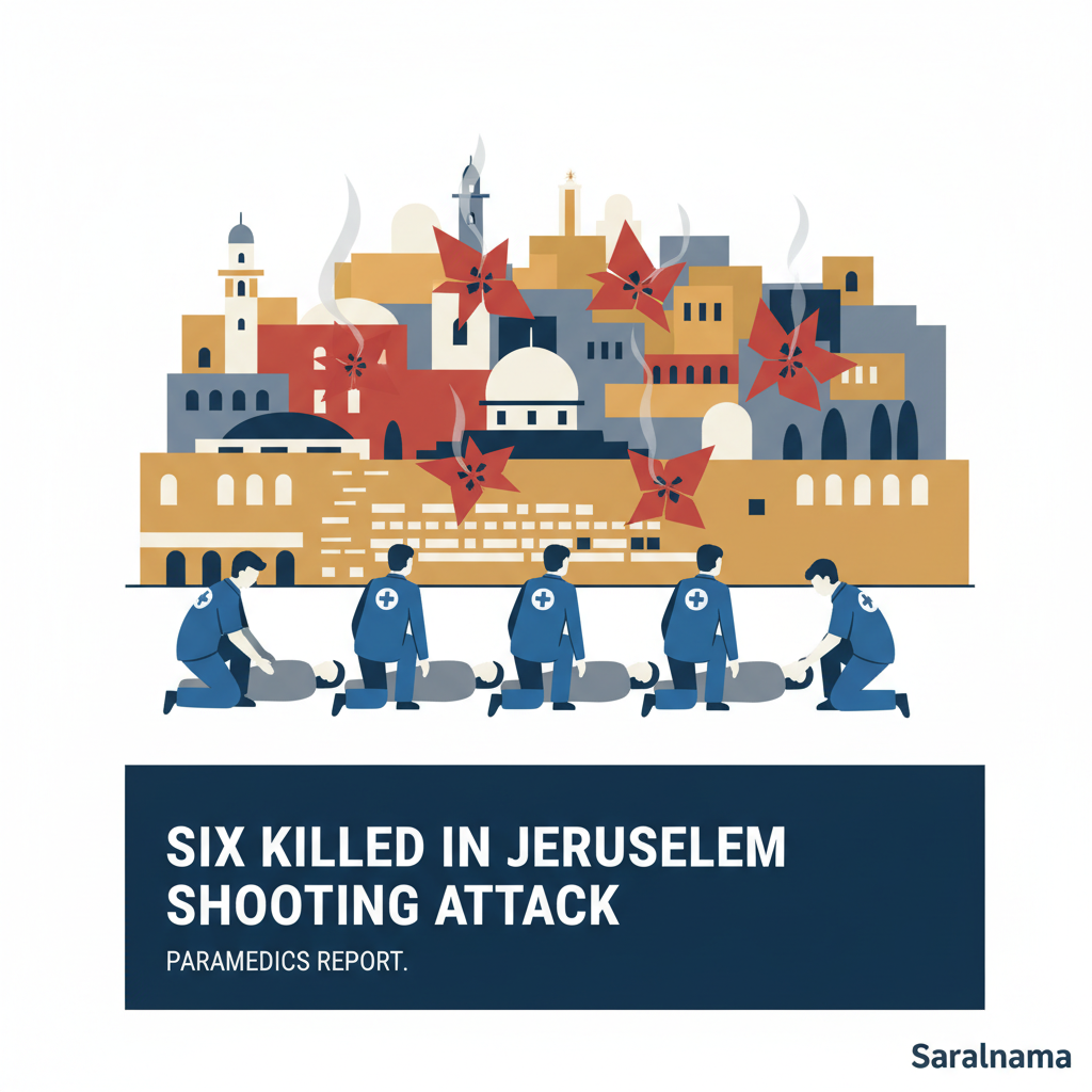 Six Killed in Jerusalem Shooting Attack, Paramedics Report