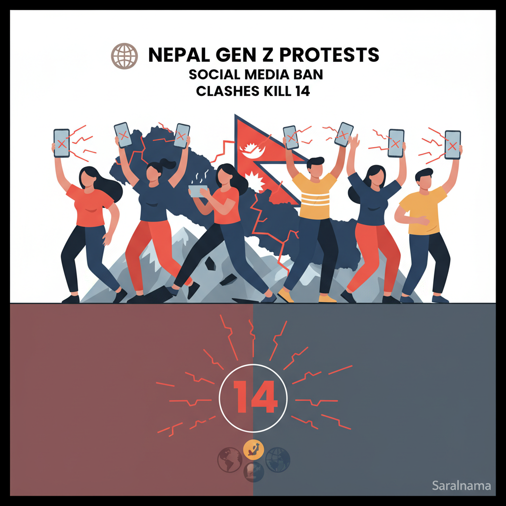 Nepal Gen Z Protests: Social Media Ban, Clashes Kill 14
