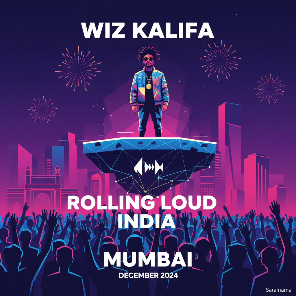 Wiz Khalifa to Perform at Rolling Loud India in Mumbai