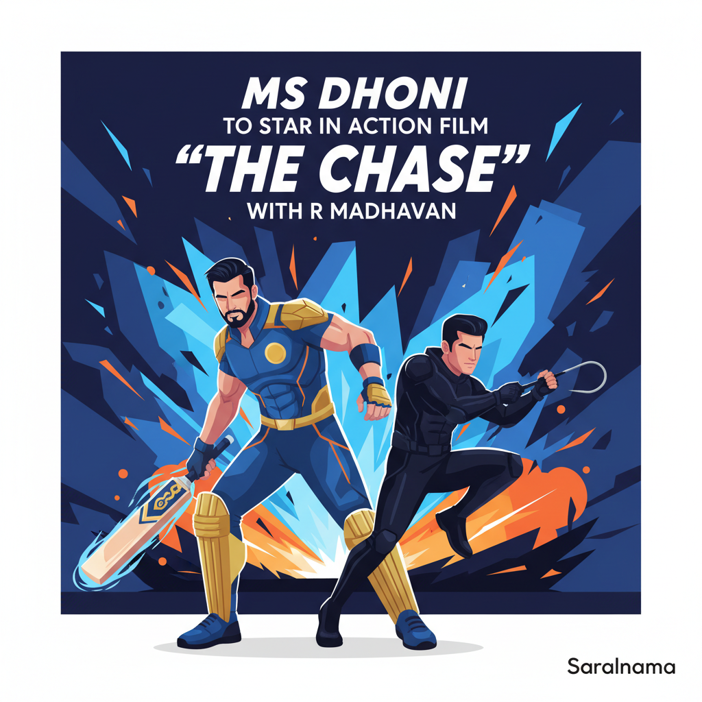 MS Dhoni to Star in Action Film 'The Chase' with R Madhavan