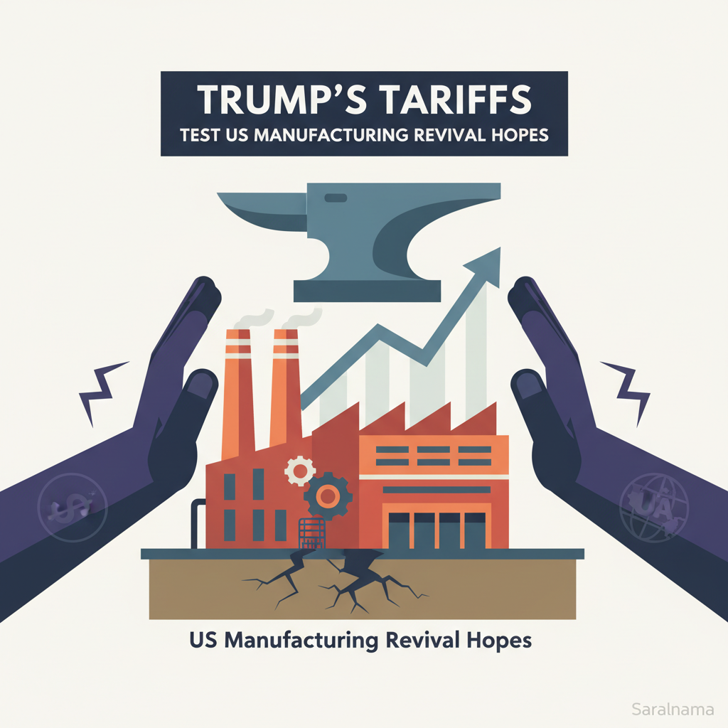 Trump's Tariffs Test US Manufacturing Revival Hopes