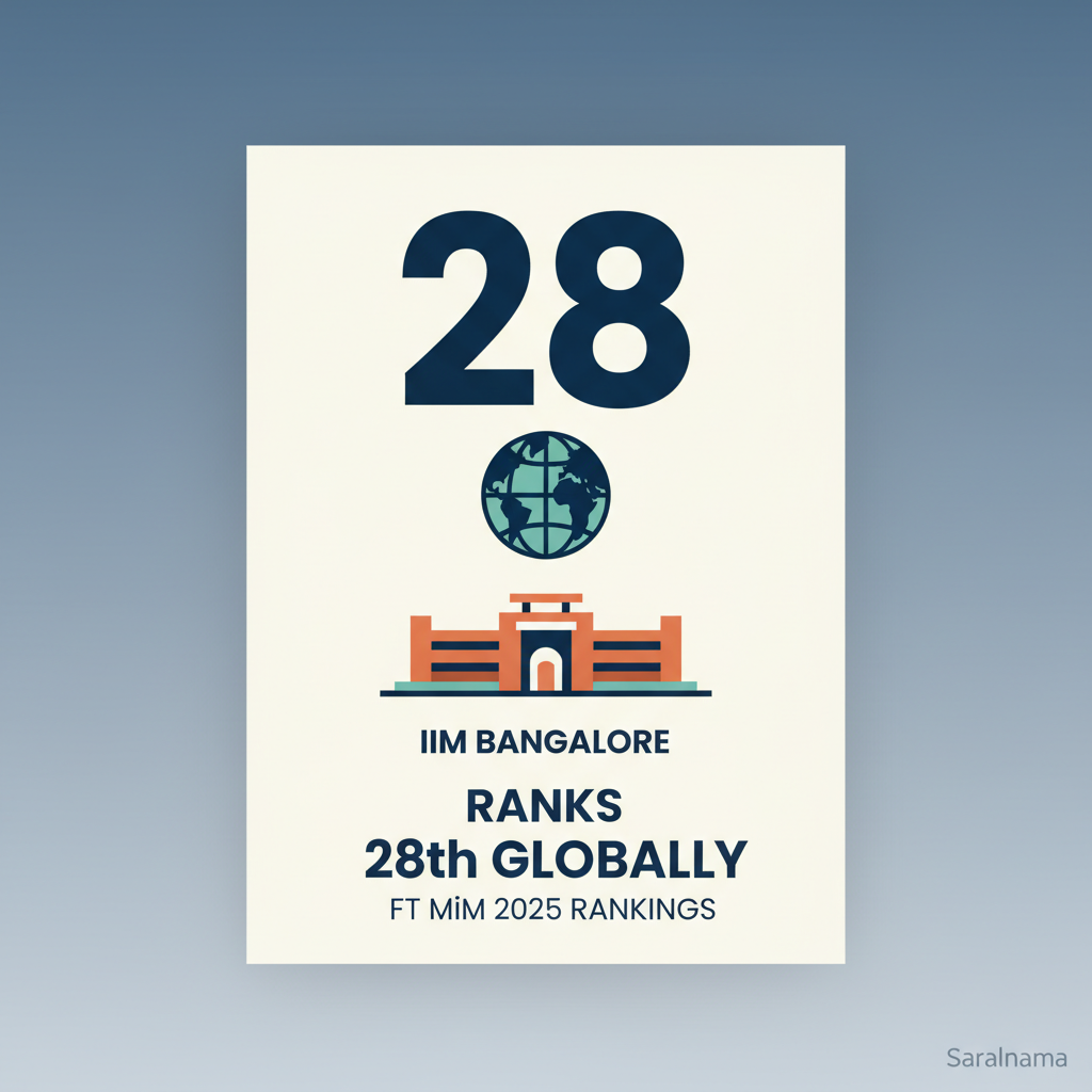 IIM Bangalore Ranks 28th Globally in FT MiM 2025 Rankings