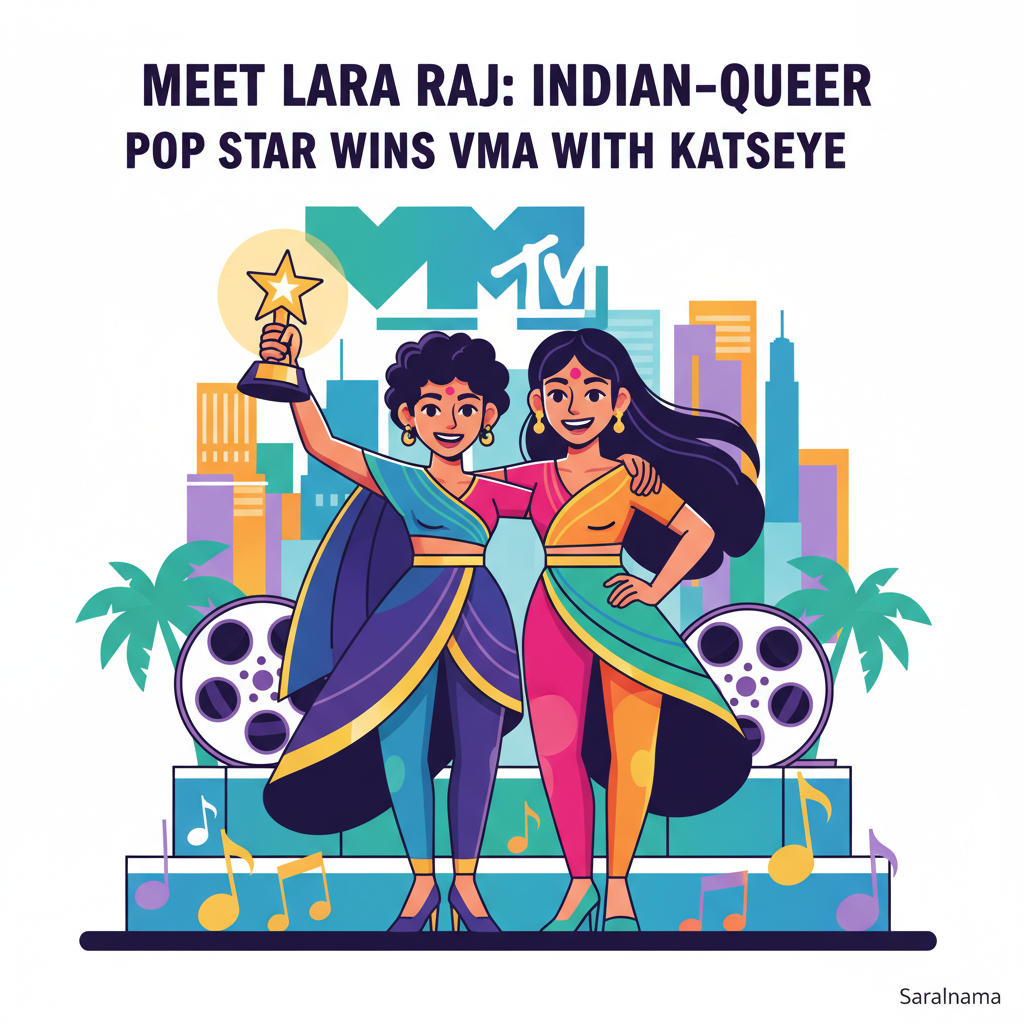 Meet Lara Raj: Indian-Queer Pop Star Wins VMA with Katseye