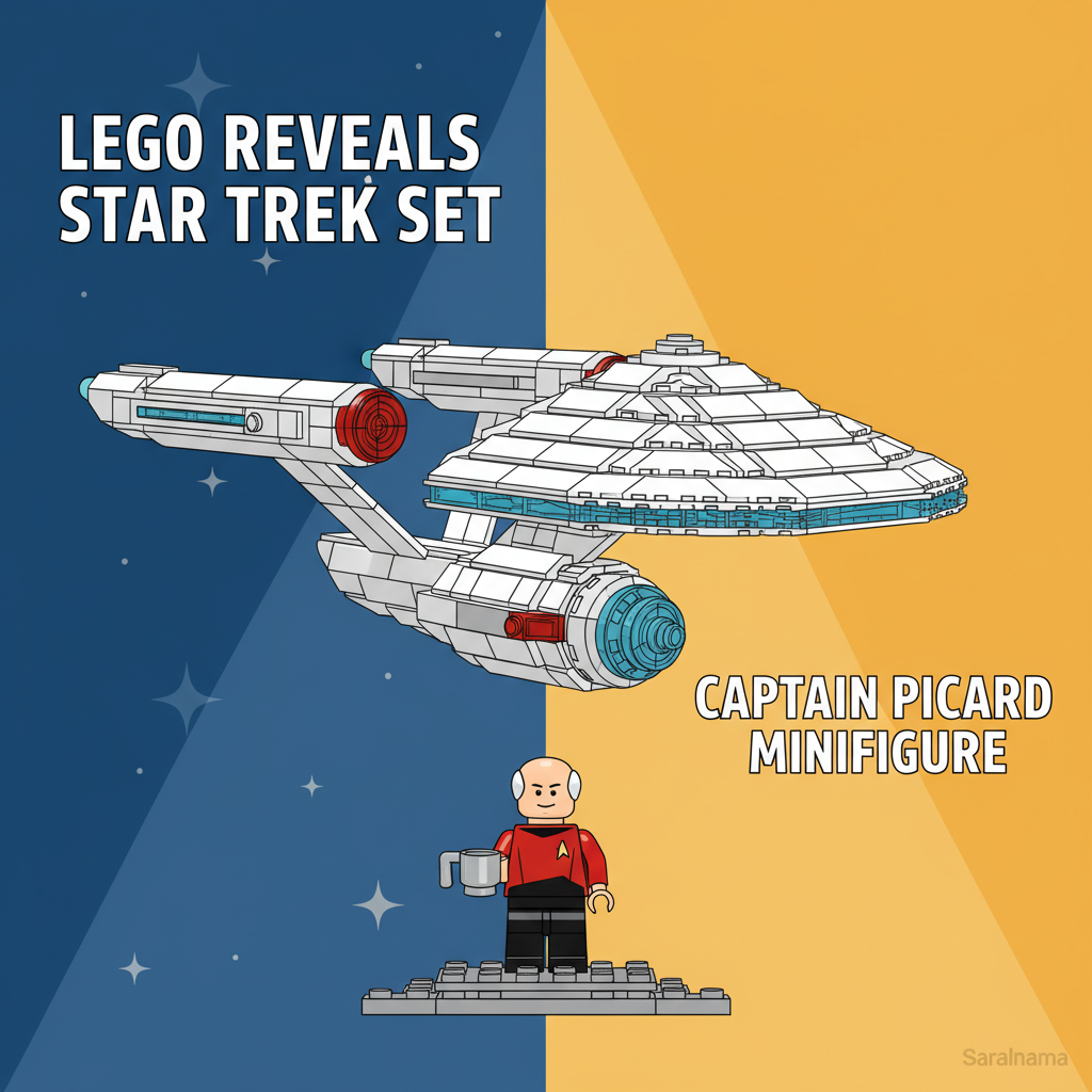 Lego Reveals Star Trek Set with Captain Picard Minifigure