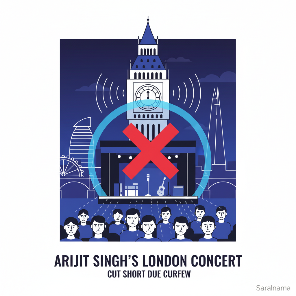 Arijit Singh's London Concert Cut Short Due to Curfew
