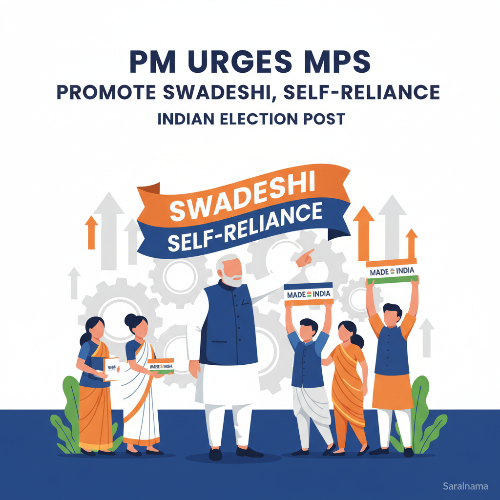 PM Modi Urges MPs to Promote Swadeshi, Self-Reliance