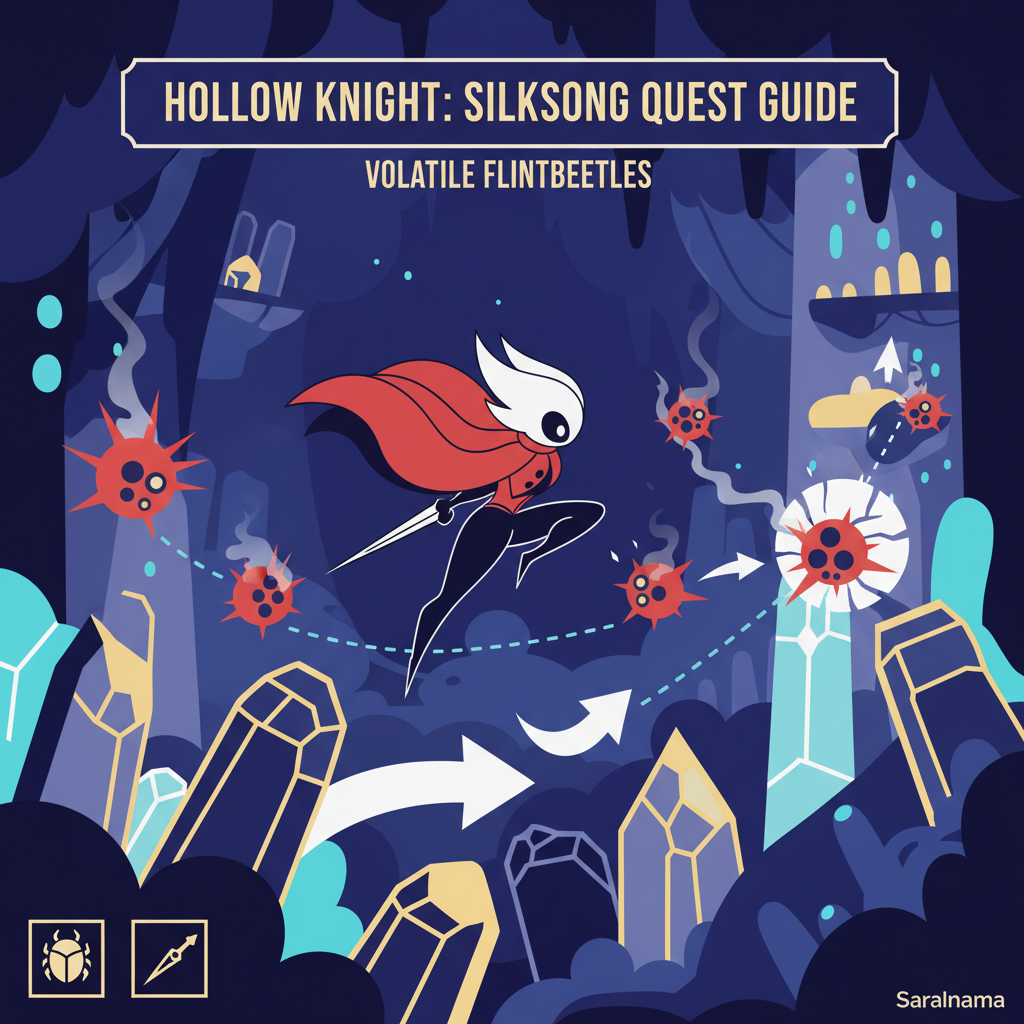 Hollow Knight: Silksong Quest Guide for 'Volatile Flintbeetles'