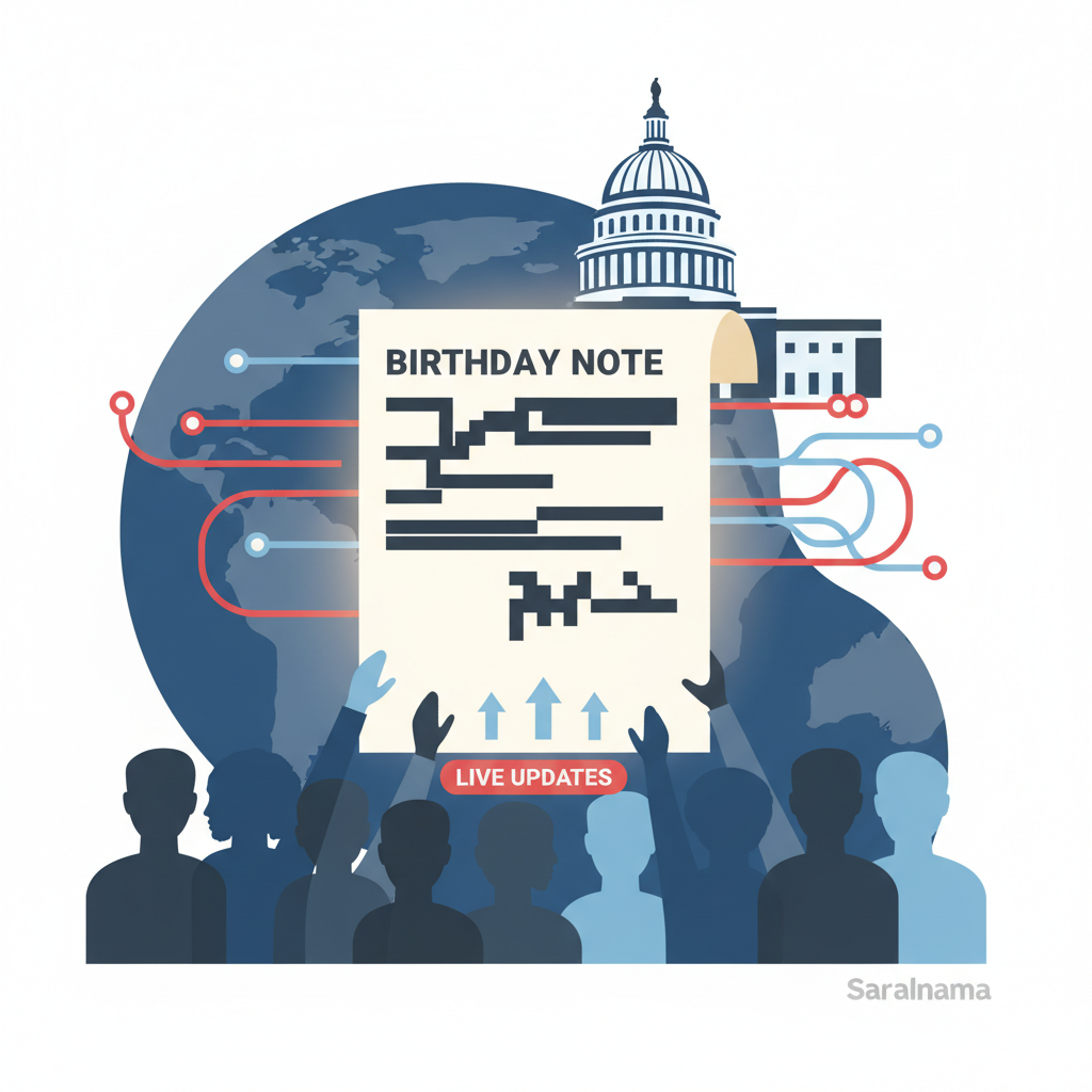 House Democrats share Trump ‘birthday note’ to Jeffrey Epstein – live updates