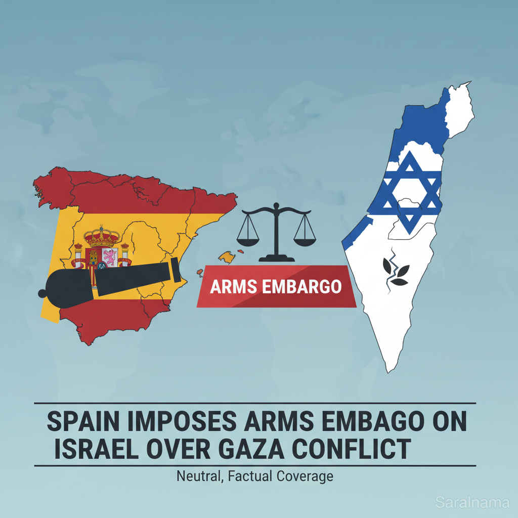 Spain Imposes Arms Embargo on Israel Over Gaza Conflict