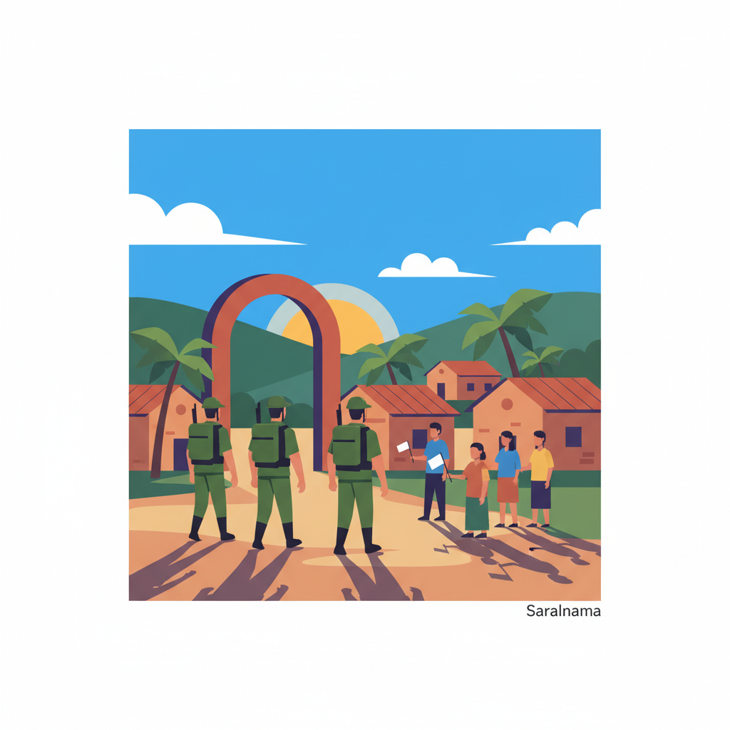 Colombian Soldiers Released from Rural Village