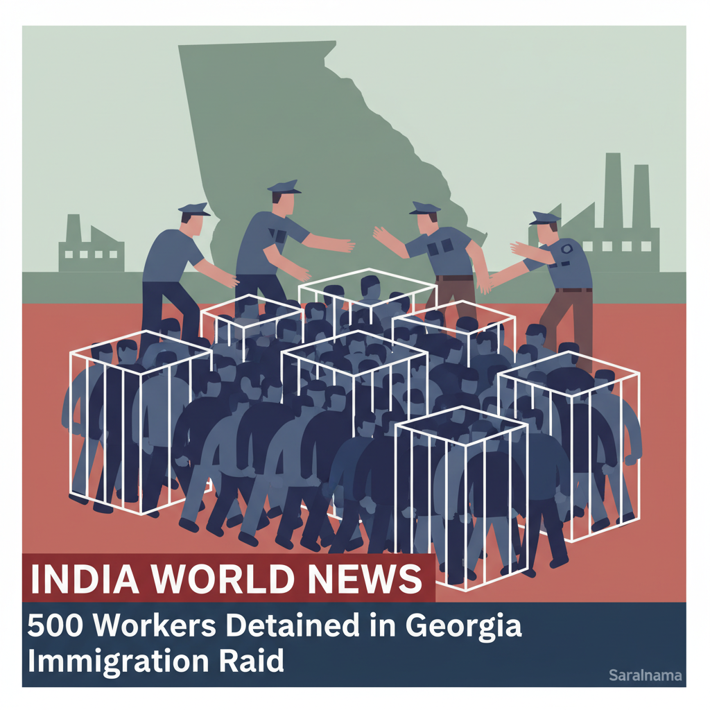 500 Workers Detained in Georgia Immigration Raid