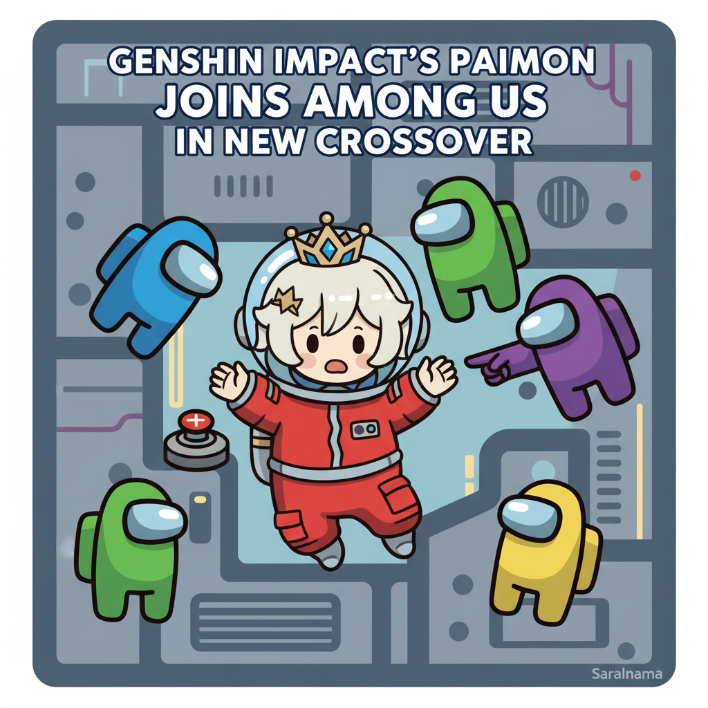 Genshin Impact's Paimon Joins Among Us in New Crossover