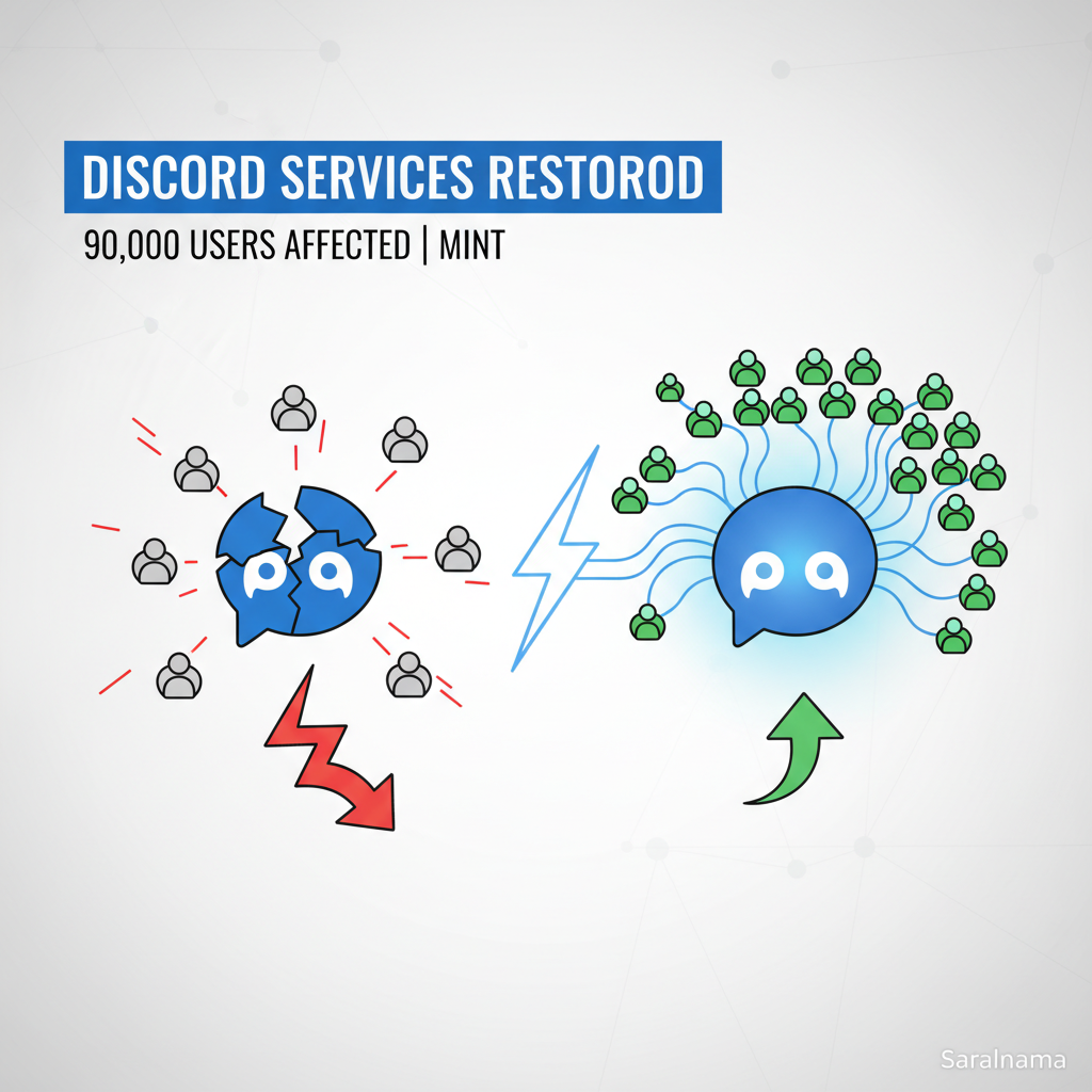 Discord restores services after major outage affected 90,000 users in US | Mint