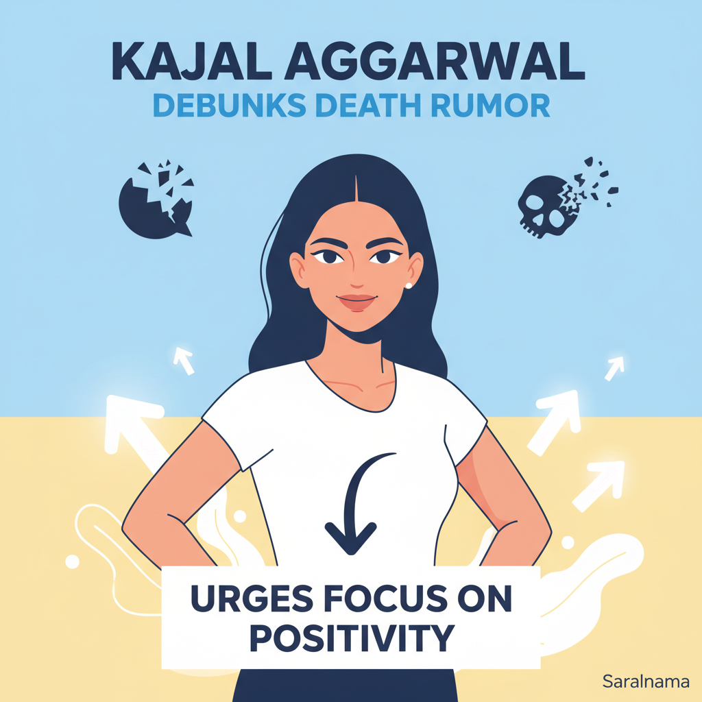 Kajal Aggarwal Debunks Death Rumor, Urges Focus on Positivity