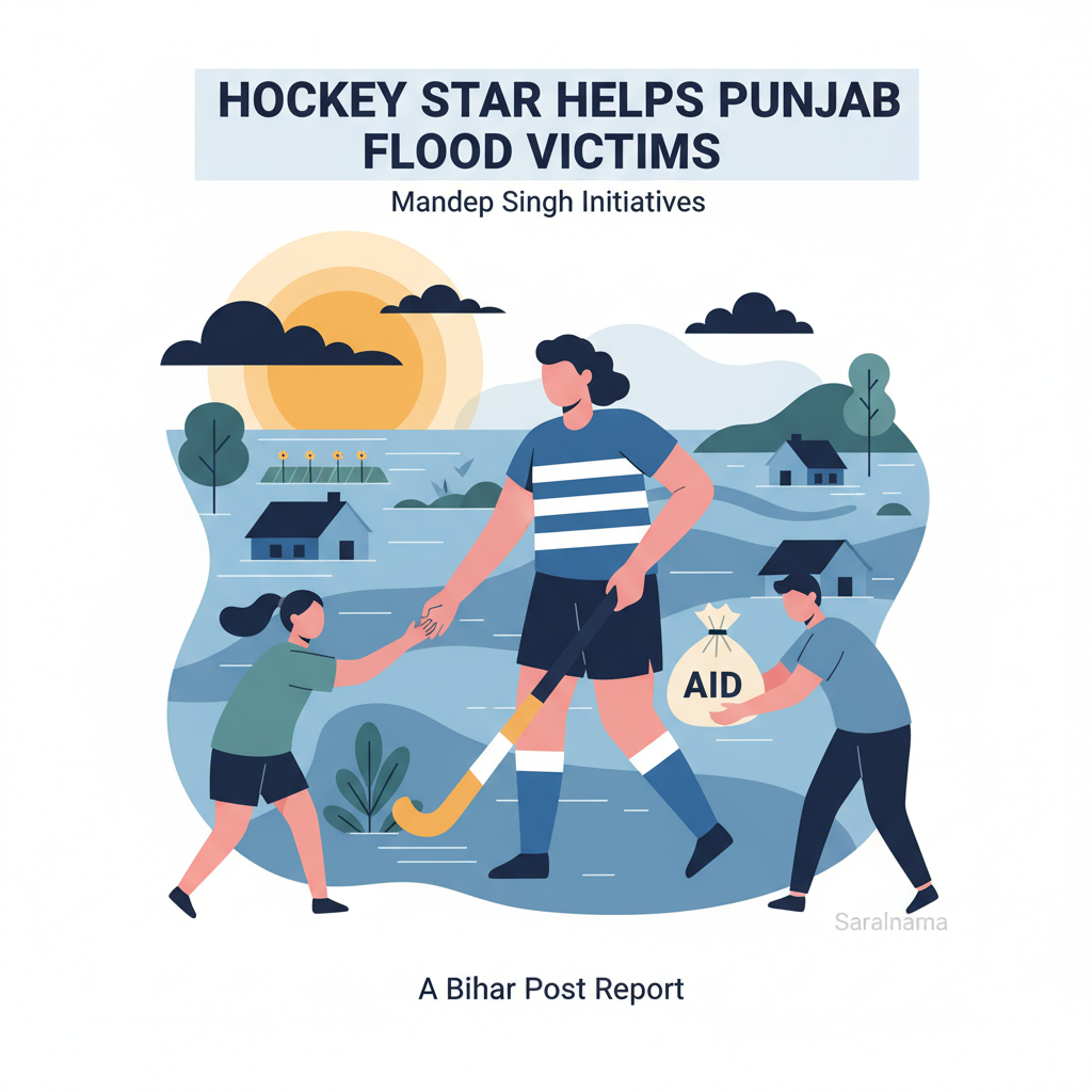 Hockey Star Mandeep Singh to Help Punjab Flood Victims