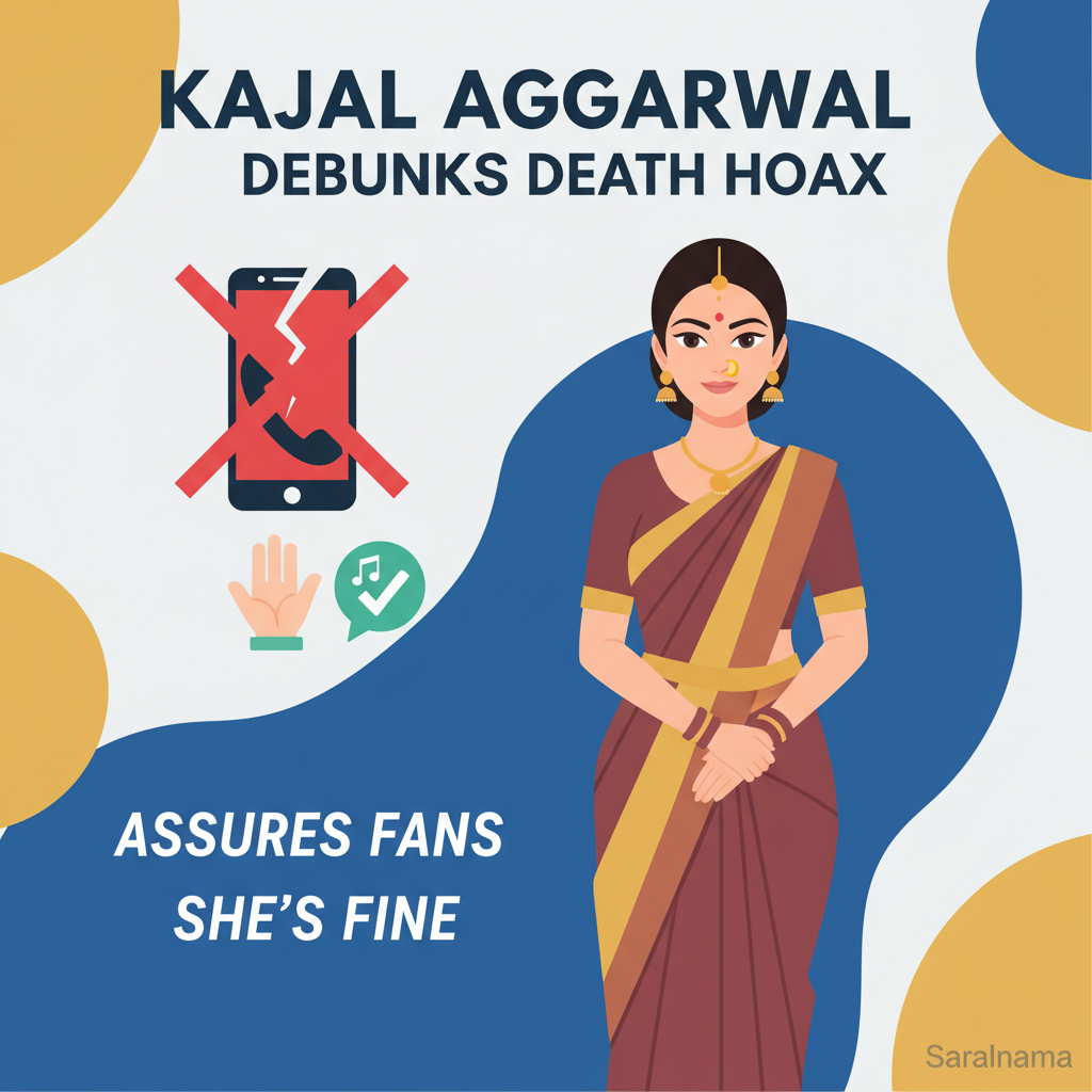 Kajal Aggarwal Debunks Death Hoax, Assures Fans She's Fine