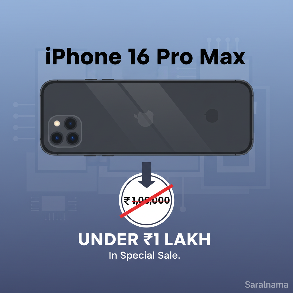 iPhone 16 Pro Max to Cost Under ₹1 Lakh in Special Sale