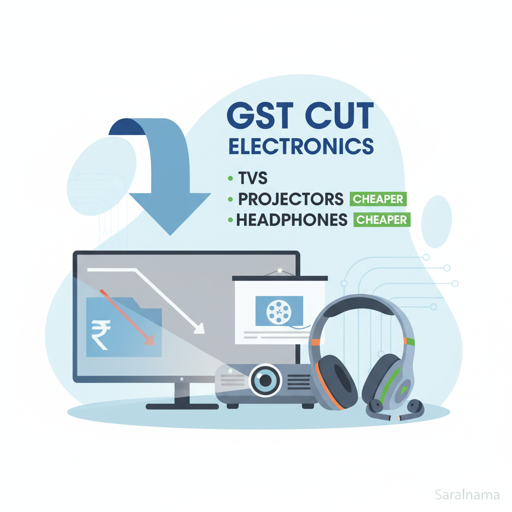 GST Cut on Electronics: TVs, Projectors, Headphones Get Cheaper