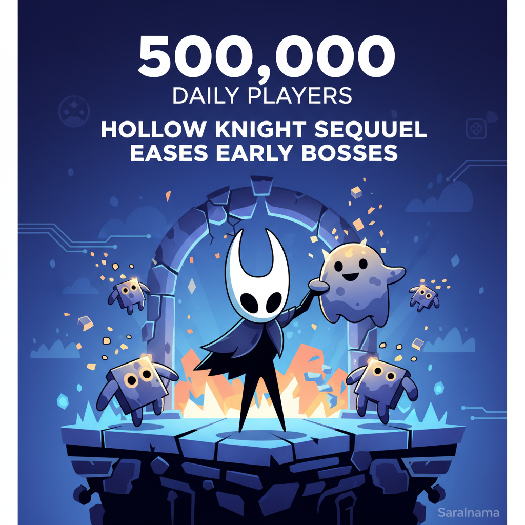 500,000 Daily Players: Hollow Knight Sequel Eases Early Bosses