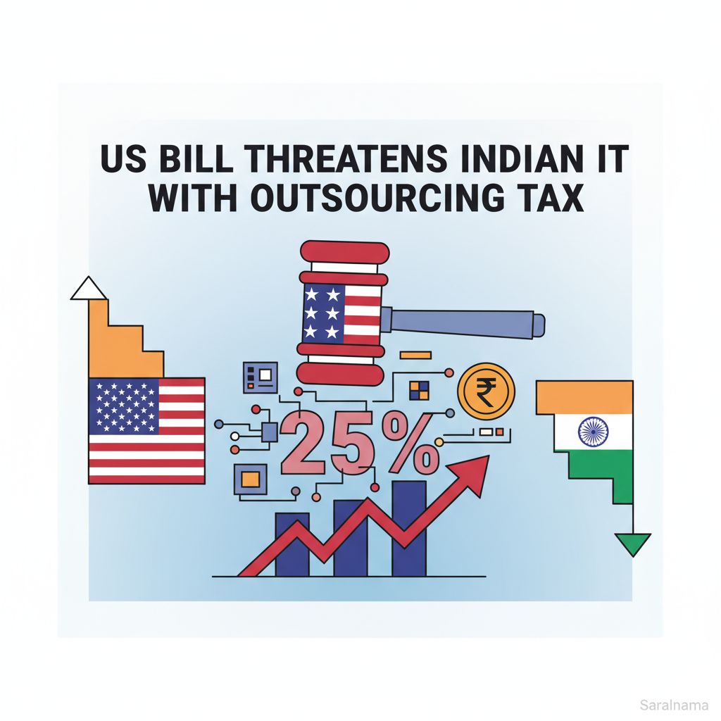 US Bill Threatens Indian IT Industry with 25% Outsourcing Tax
