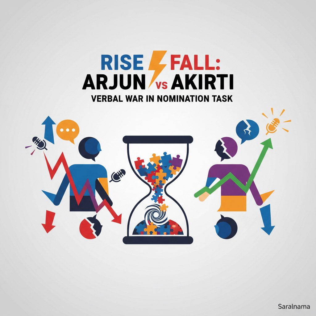 Rise & Fall: Arjun vs Akriti Verbal War in Nomination Task