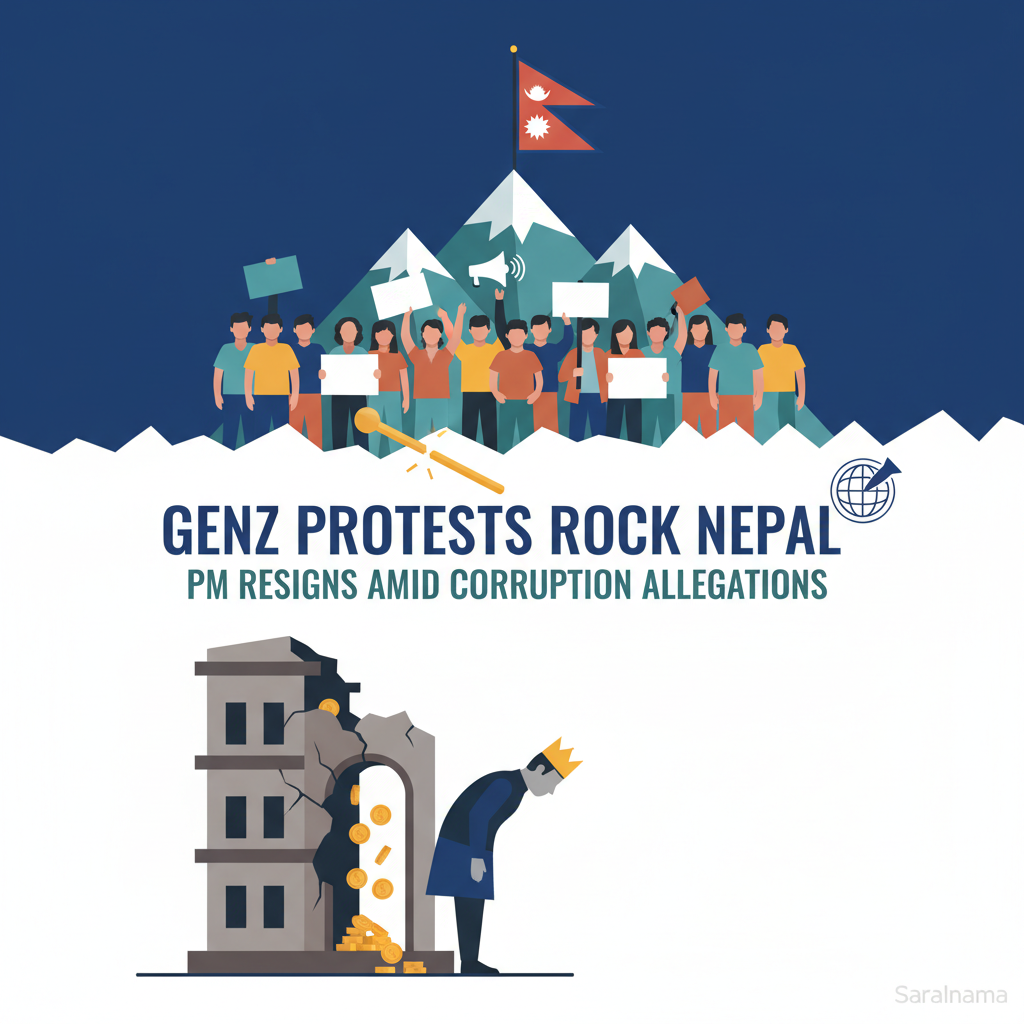 GenZ Protests Rock Nepal, PM Resigns Amid Corruption Allegations