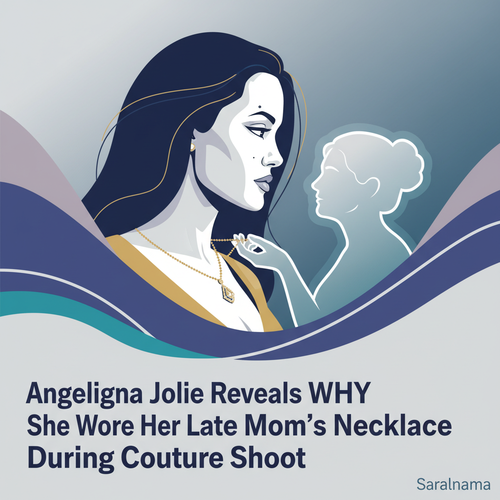 Angelina Jolie Reveals WHY She Wore Her Late Moms Necklace During Couture Shoot