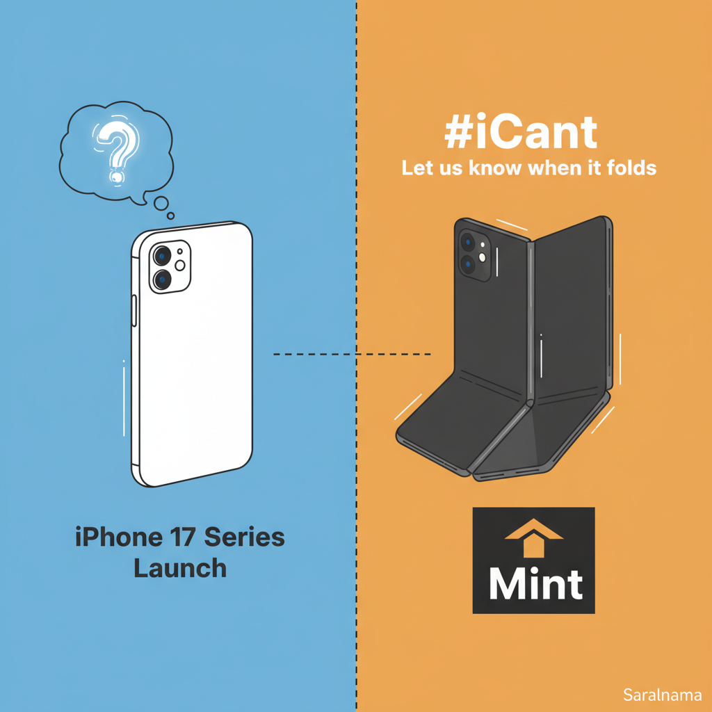 Samsung mocks Apple after iPhone 17 series launch with #iCant campaign: ‘Let us know when it folds’ | Mint