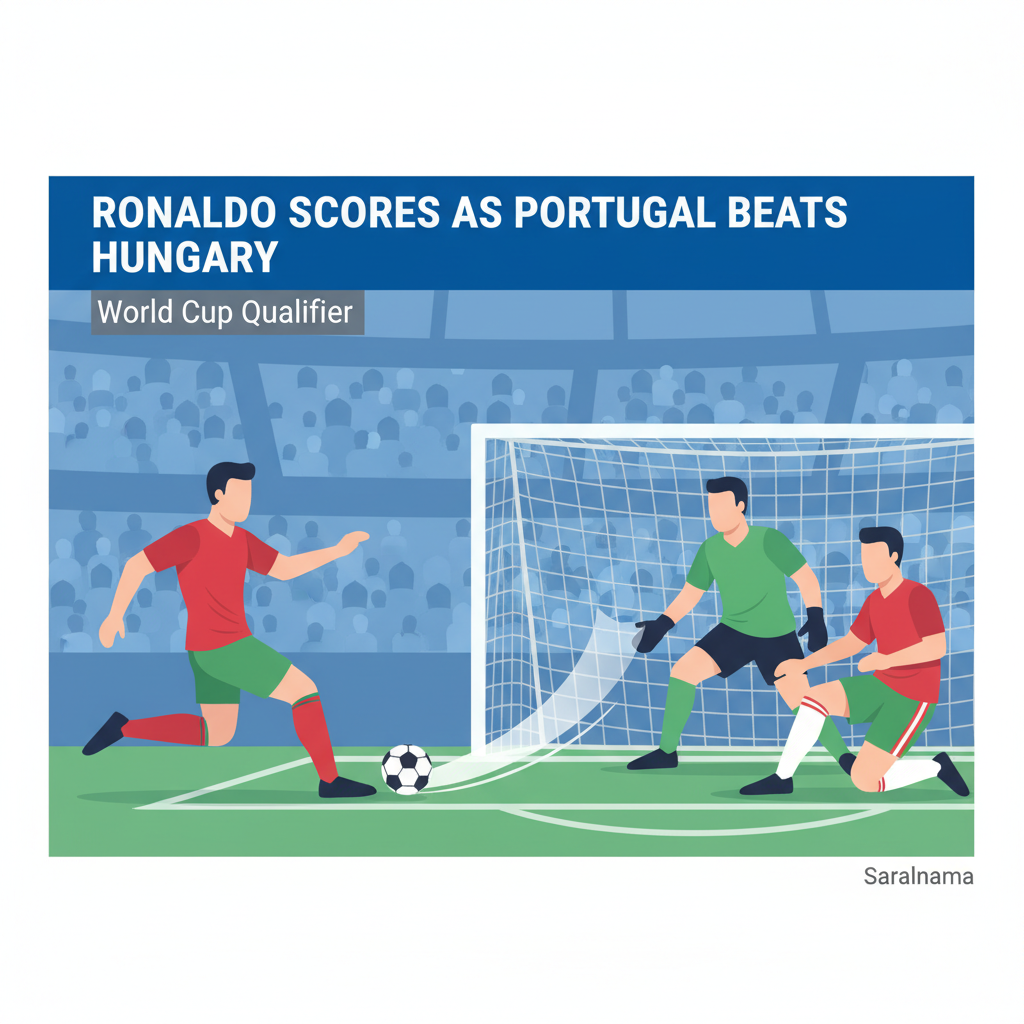 Ronaldo Scores as Portugal Beats Hungary in World Cup Qualifier