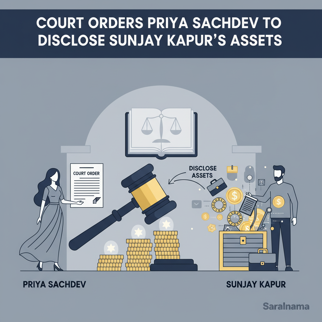 Court Orders Priya Sachdev to Disclose Sunjay Kapur's Assets