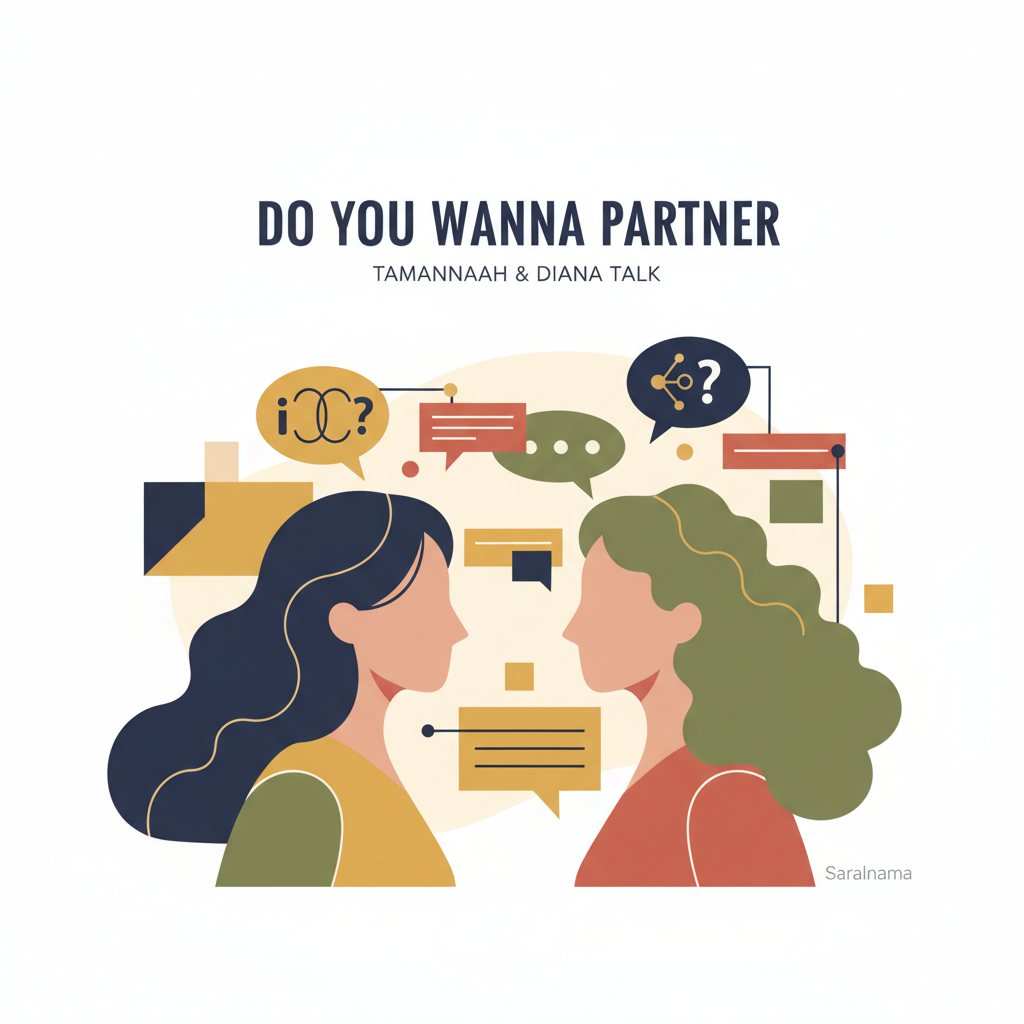 Tamannaah & Diana Talk 'Do You Wanna Partner' Show