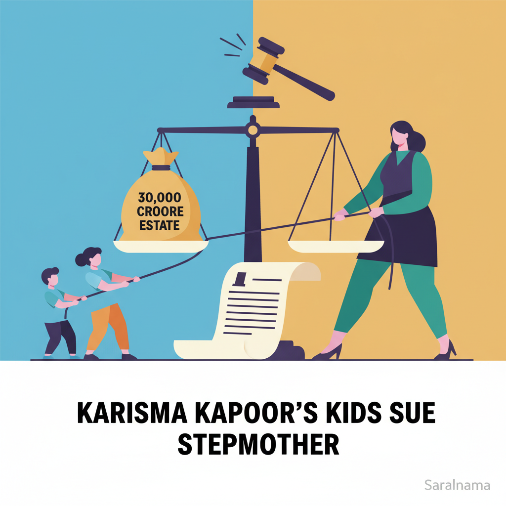Karisma Kapoor's Kids Sue Stepmother Over ₹30,000 Crore Estate