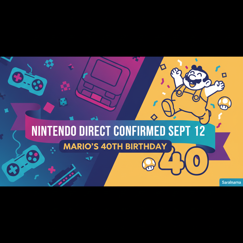 Nintendo Direct Confirmed for Sept 12, Mario's 40th Birthday
