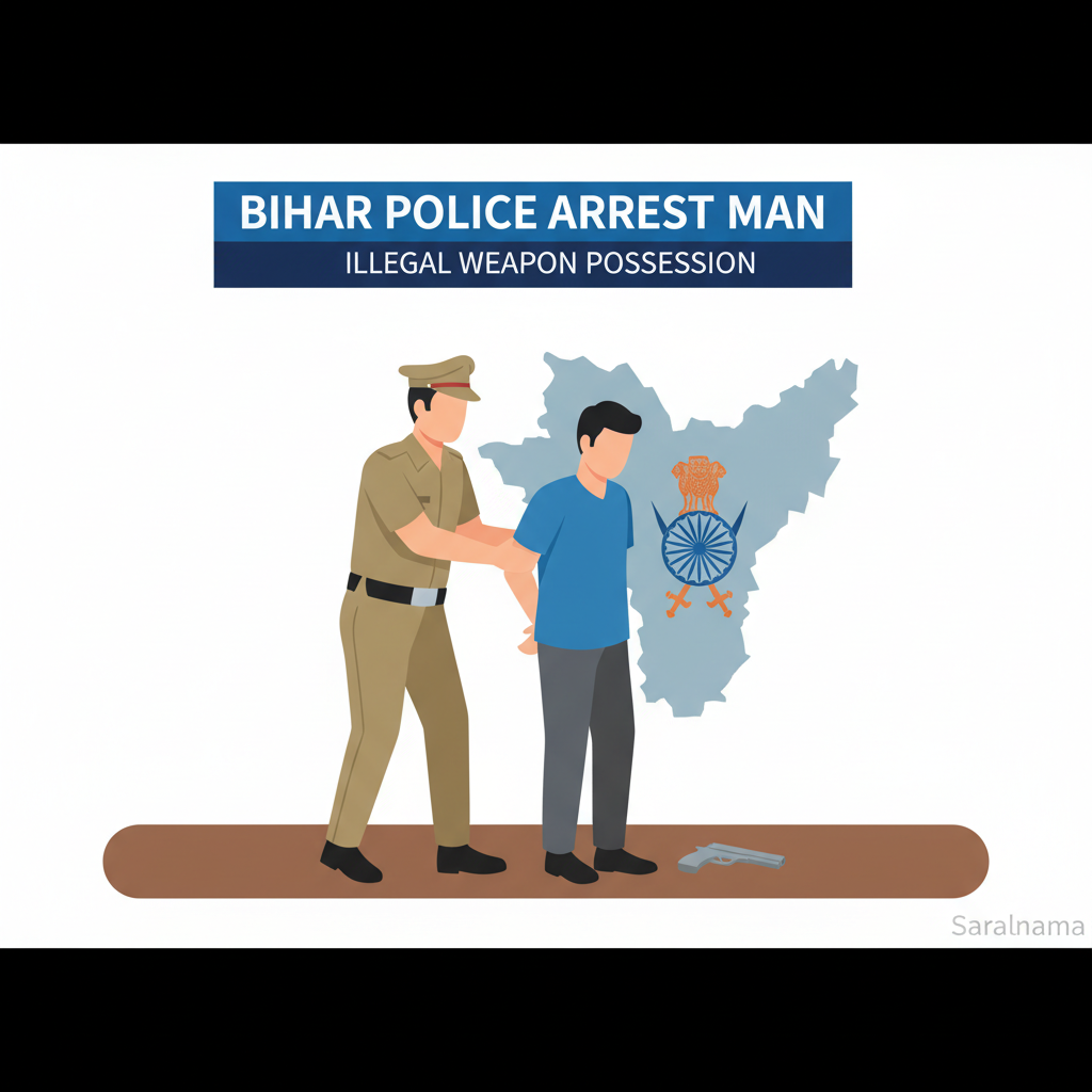 Bihar Police Arrest Man for Illegal Weapon Possession