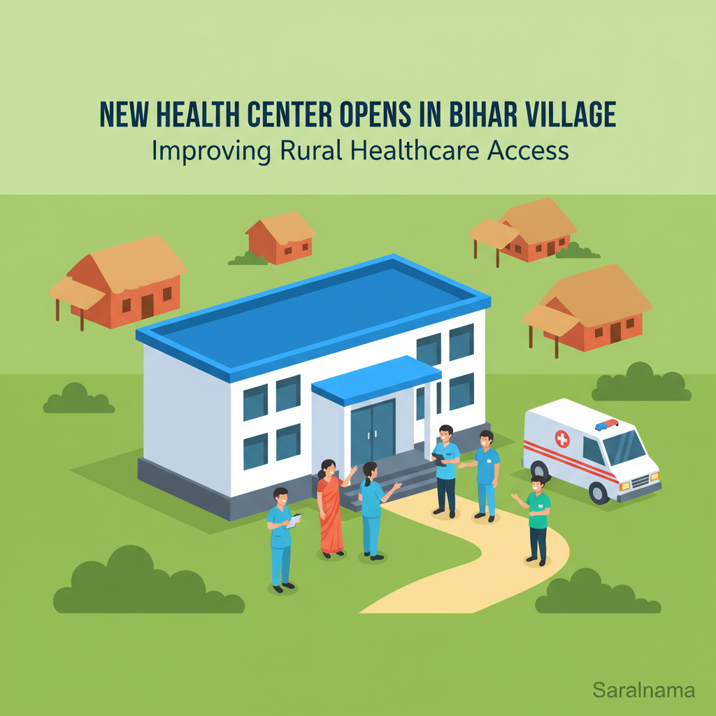 New Health Center Opens in Bihar Village