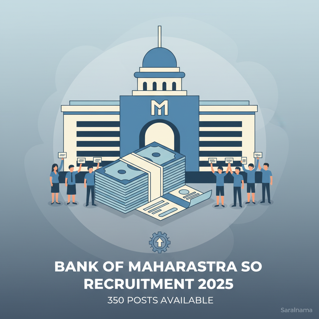 Bank of Maharashtra SO Recruitment 2025: 350 Posts Available