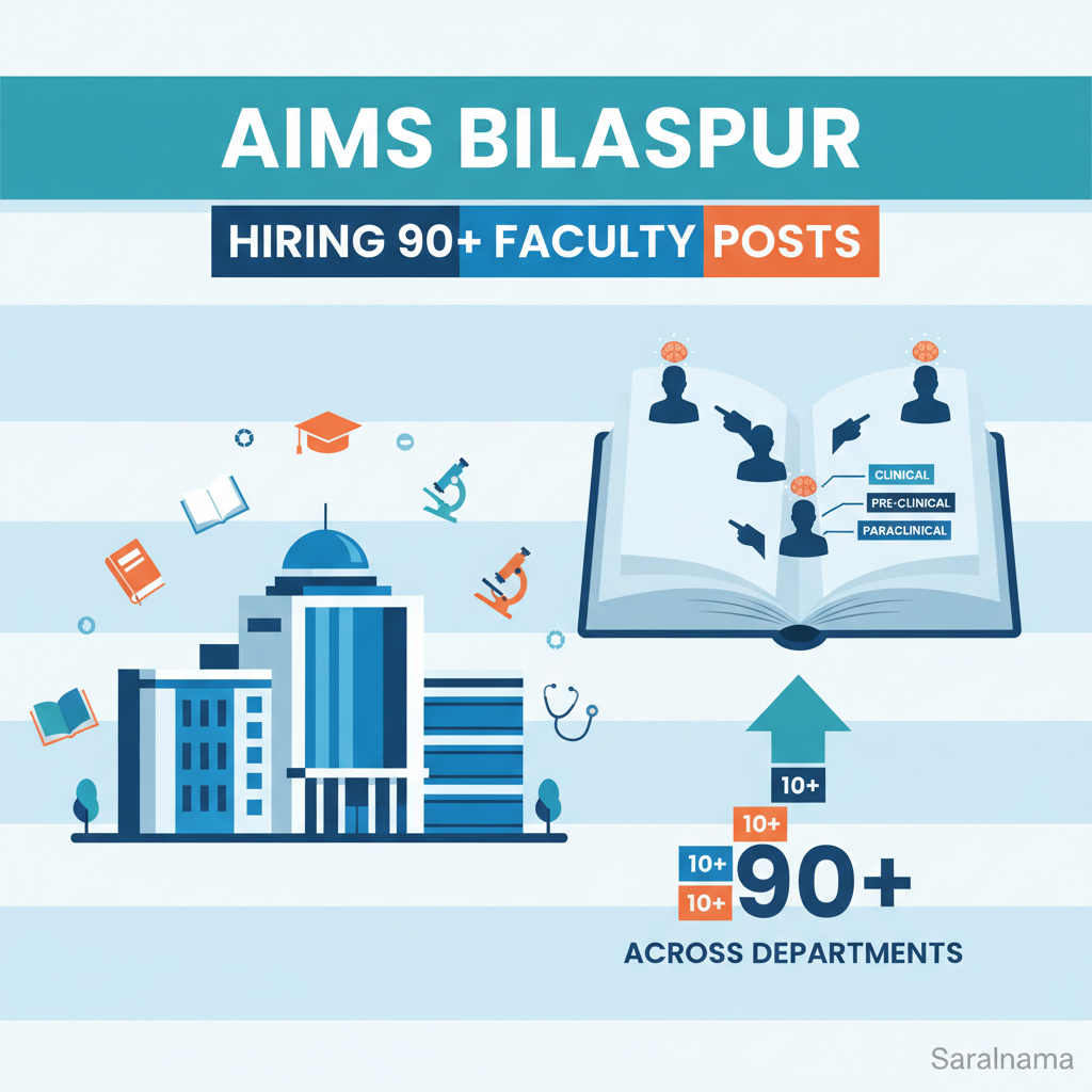 AIIMS Bilaspur Hiring 90+ Faculty Posts Across Departments