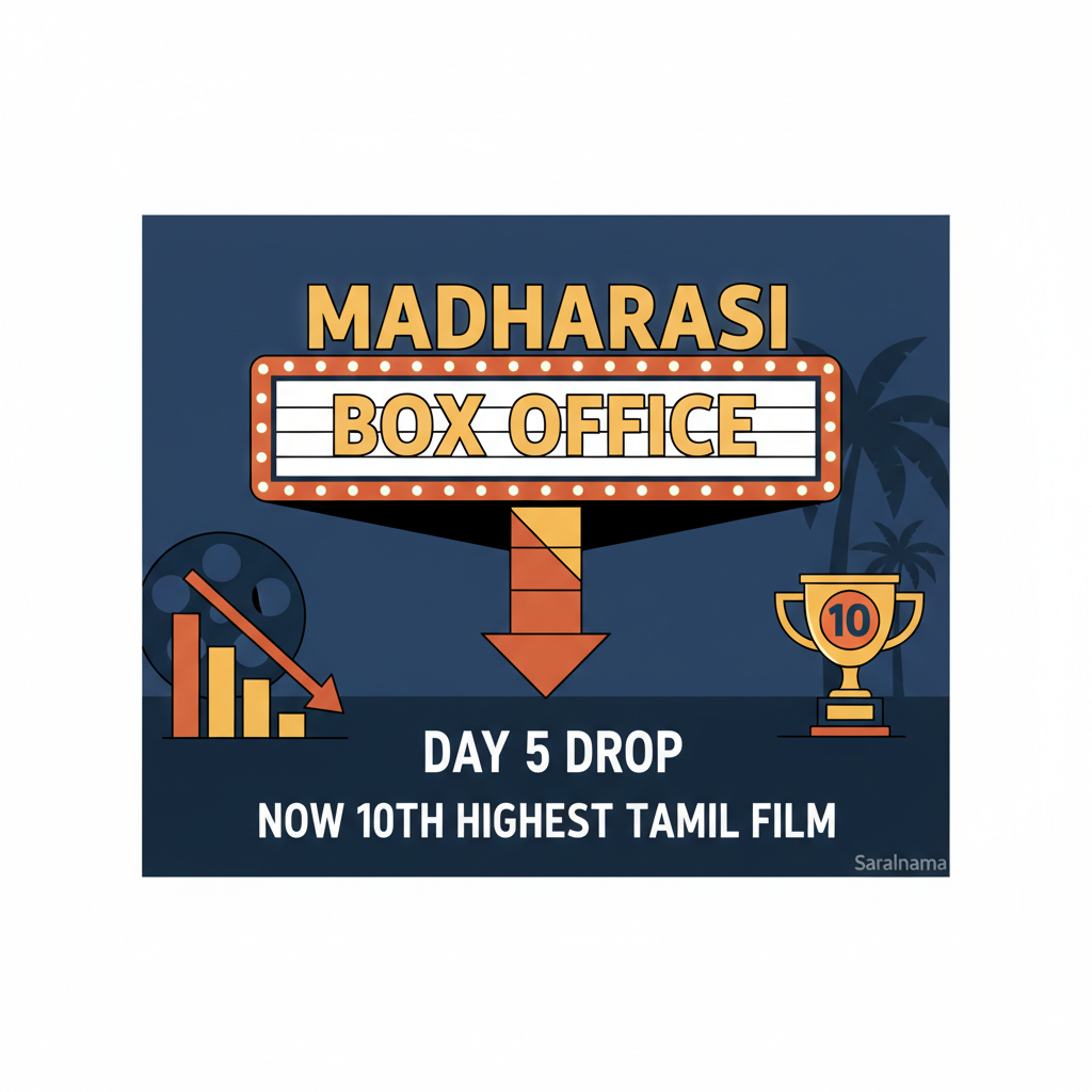 Madharaasi Box Office: Day 5 Drop, Now 10th Highest Tamil Film