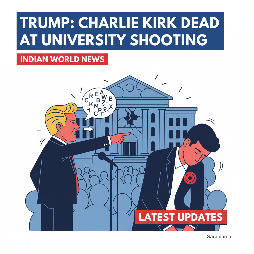Donald Trump says Charlie Kirk has died after being shot at university event – latest updates