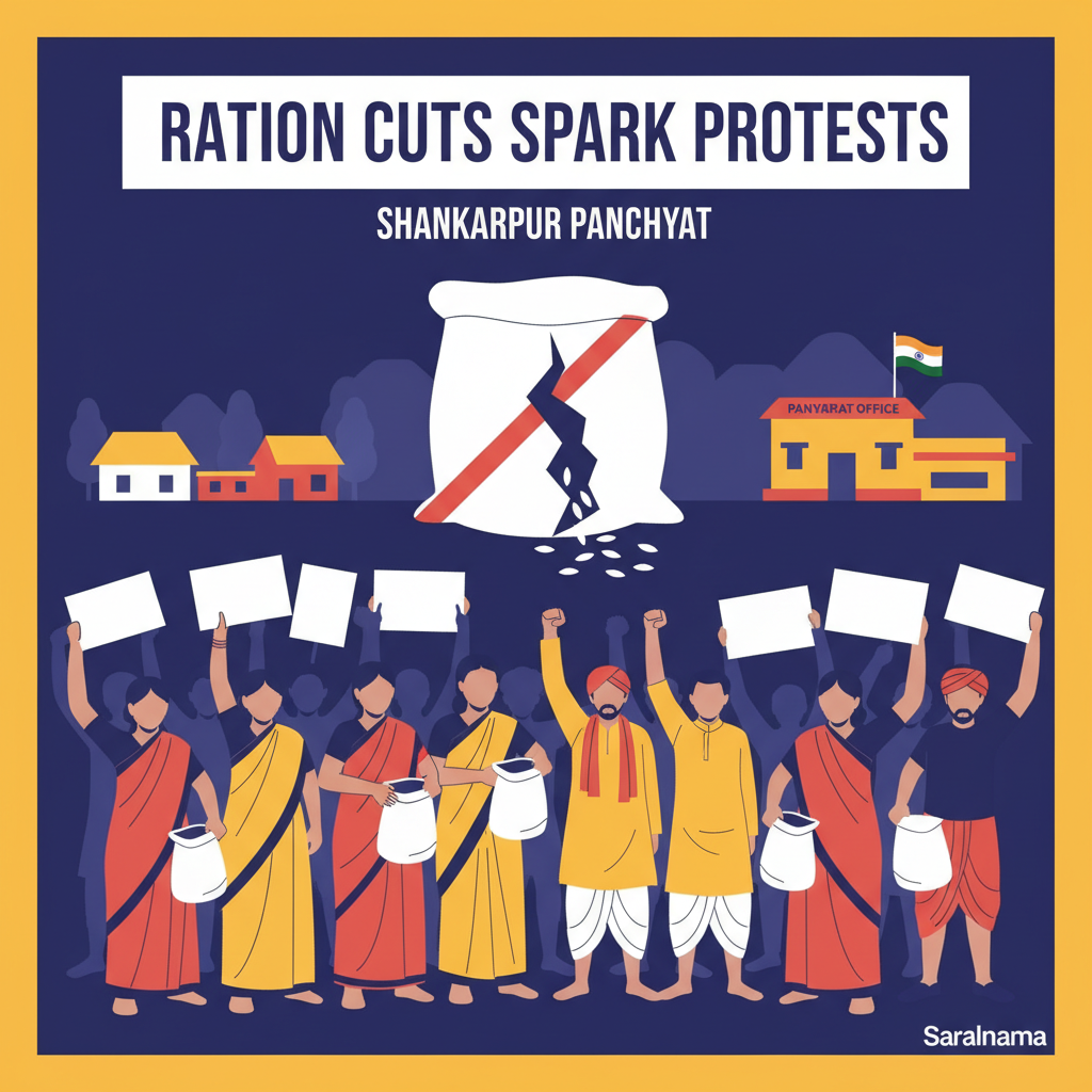 Ration Cuts Spark Protests in Shankarpur Panchayat