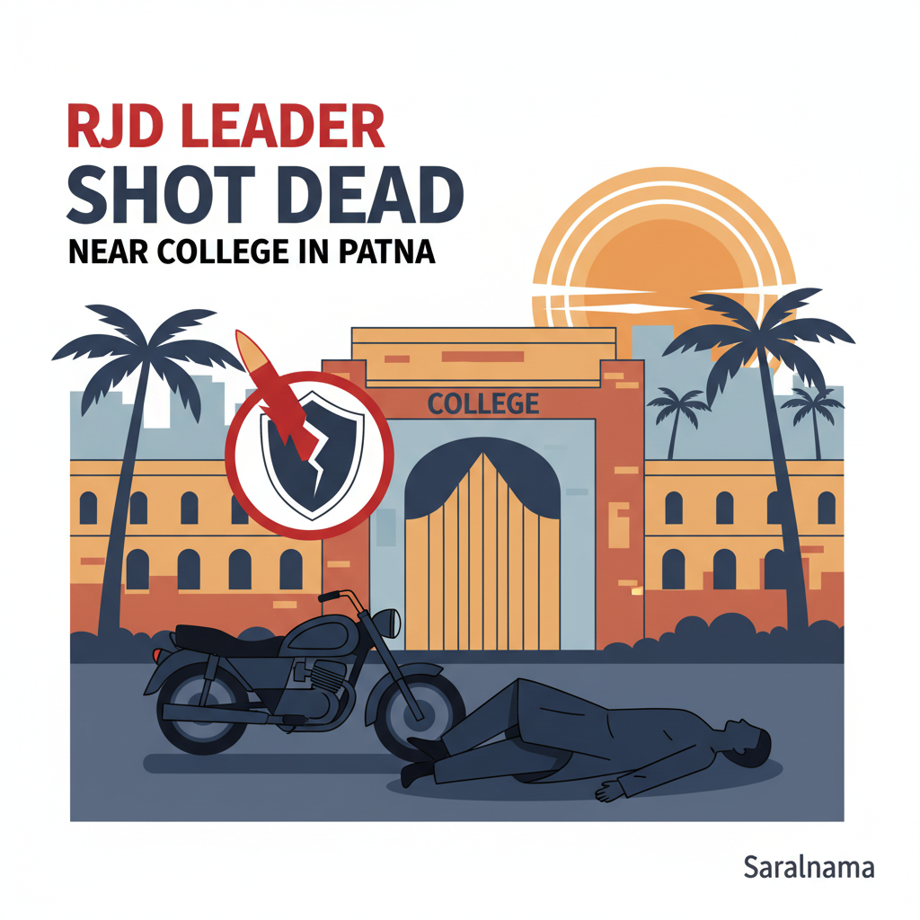 RJD Leader Shot Dead Near College in Patna