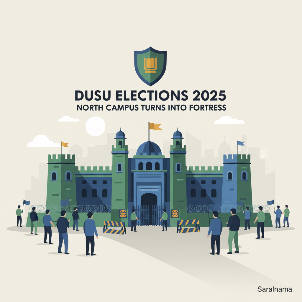 DUSU Elections 2025: North Campus Turns into Fortress