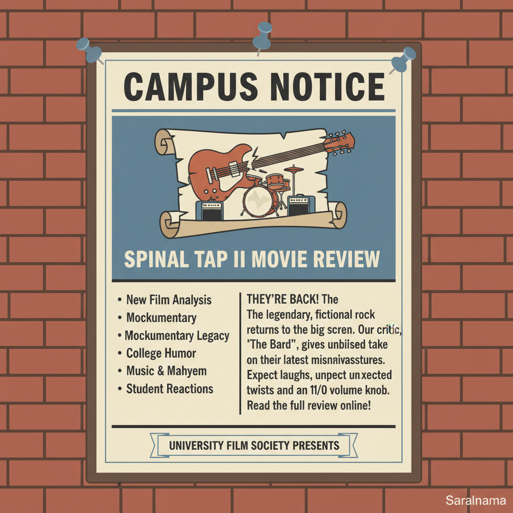 Spinal Tap II Movie Review: Campus Notice