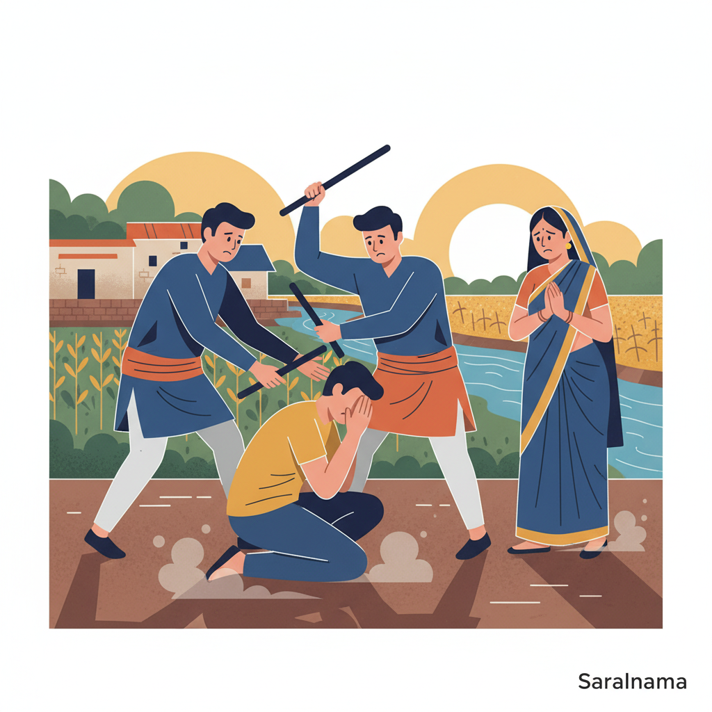 Married Woman's Lover Beaten by Family in Bhojpur