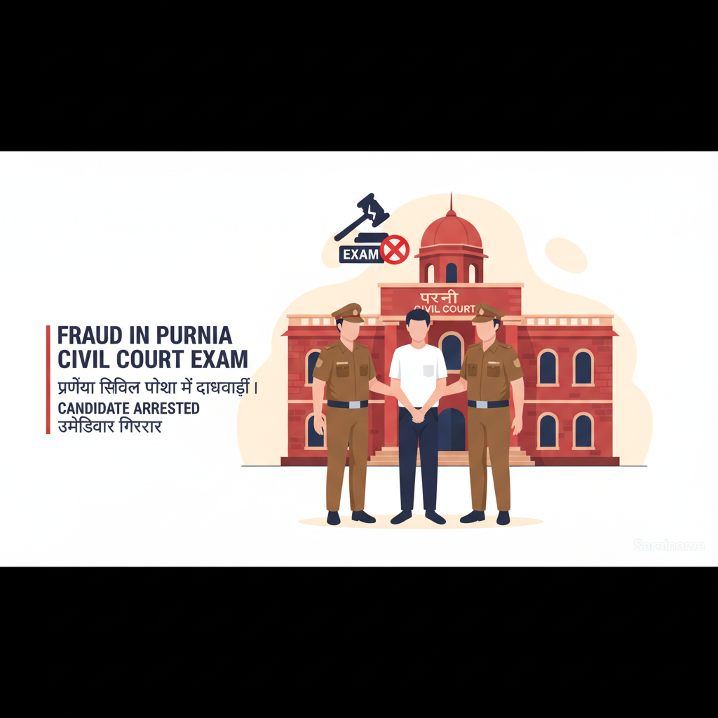 Fraud in Purnia Civil Court Exam: Candidate Arrested